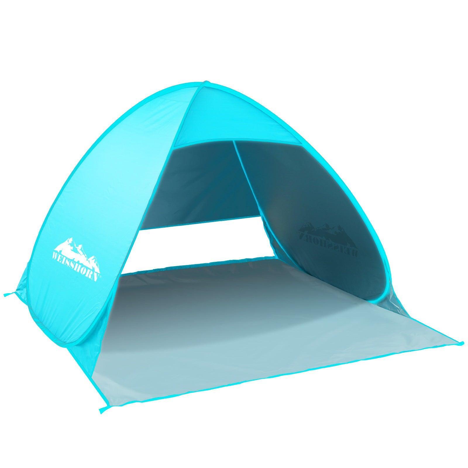 Weisshorn Pop Up Beach Tent Camping Hiking 3 Person Sun Shade Fishing Shelter - John Cootes