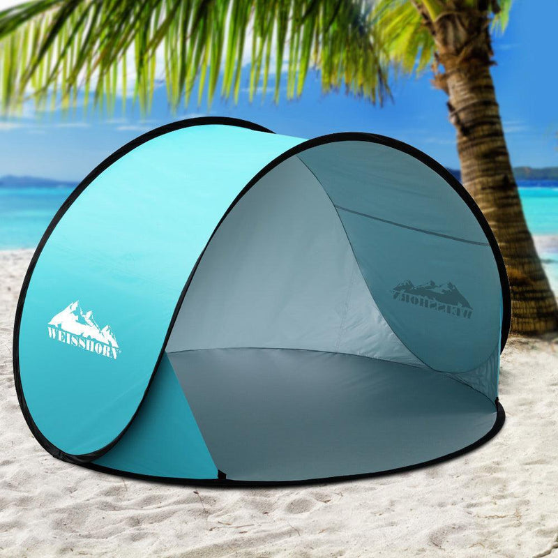 Weisshorn Pop Up Beach Tent Camping Portable Sun Shade Shelter Fishing - John Cootes