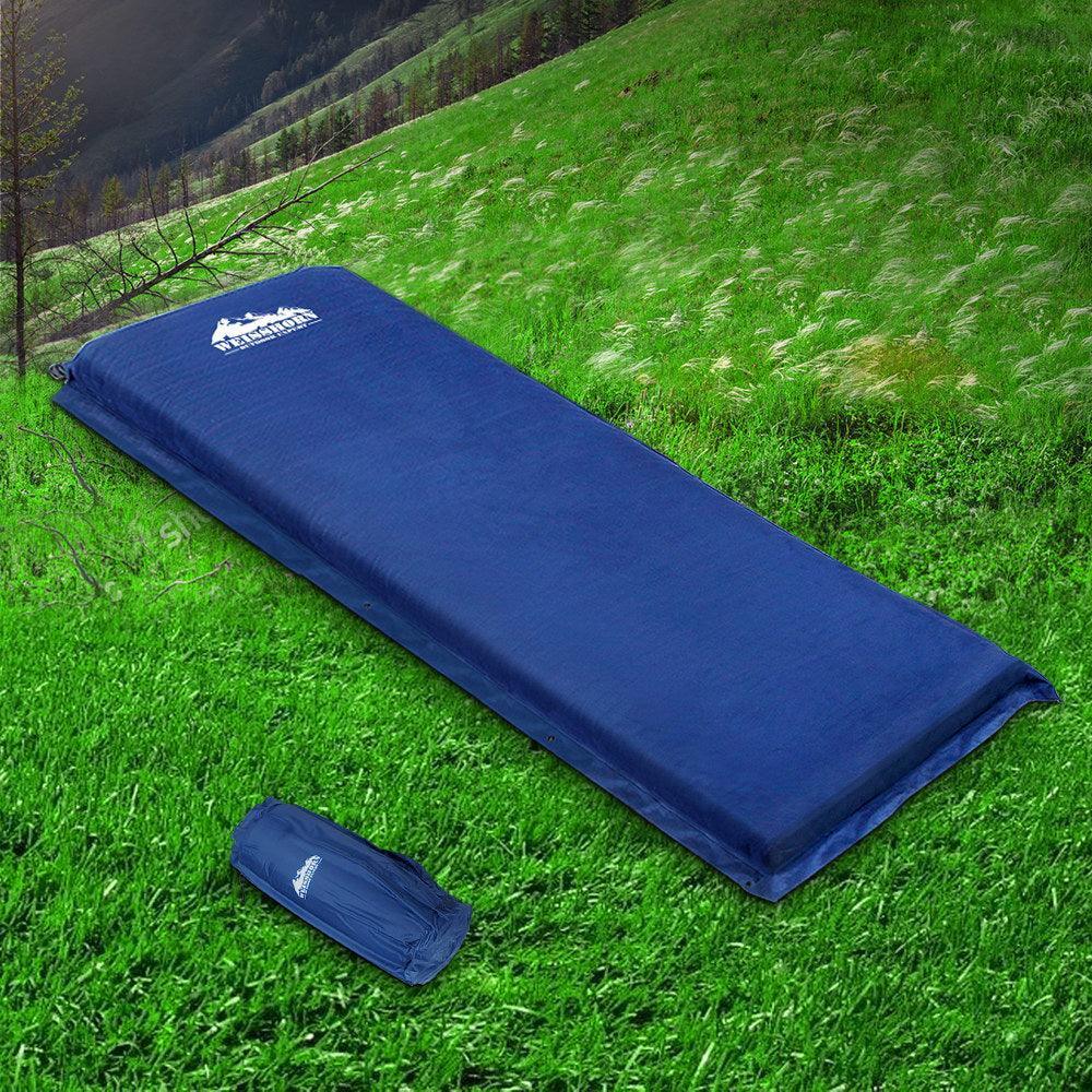 Weisshorn Single Size Self Inflating Matress - Blue - John Cootes