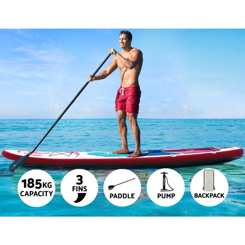 Weisshorn Stand Up Paddle Board 11ft Inflatable SUP Surfboard Paddleboard Kayak - John Cootes