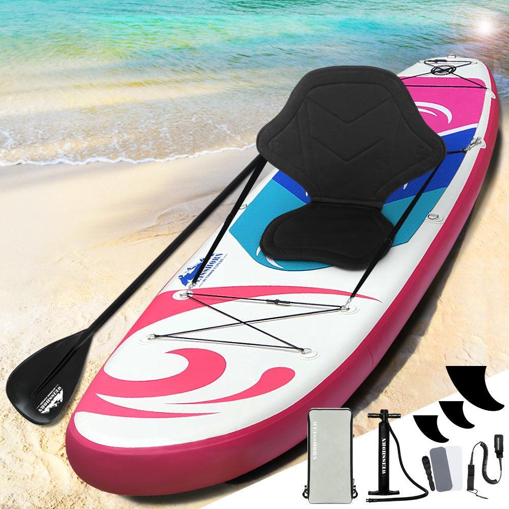 Weisshorn Stand Up Paddle Board 11ft Inflatable SUP Surfboard Paddleboard Kayak - John Cootes