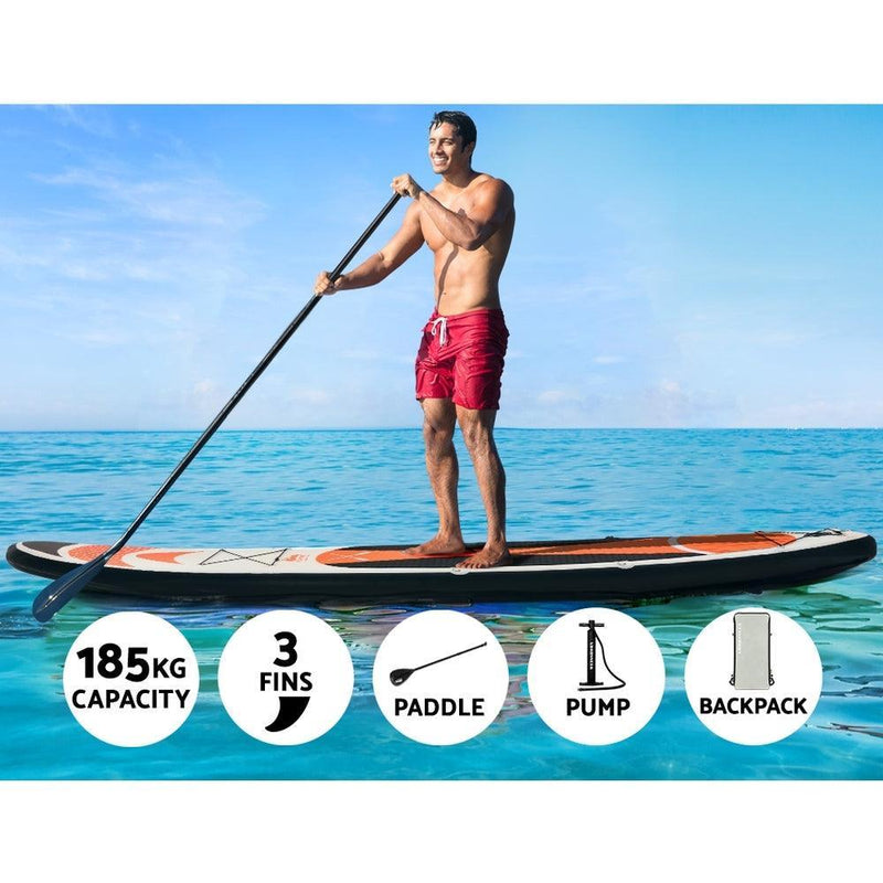 Weisshorn Stand Up Paddle Board Inflatable 11ft SUP Surfboard Paddleboard Kayak - John Cootes