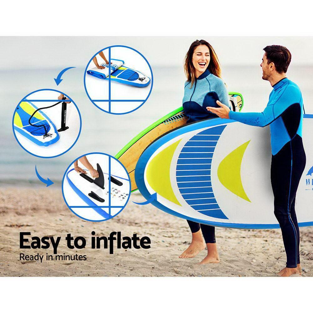 Weisshorn Stand Up Paddle Boards 11ft Inflatable SUP Surfboard Paddleboard Kayak - John Cootes