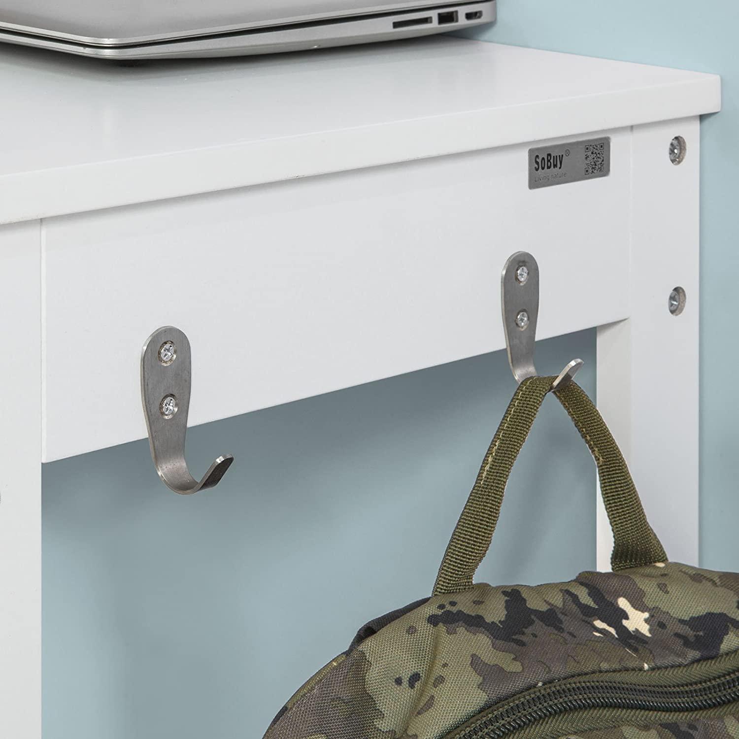 White Computer and Study Desk - John Cootes