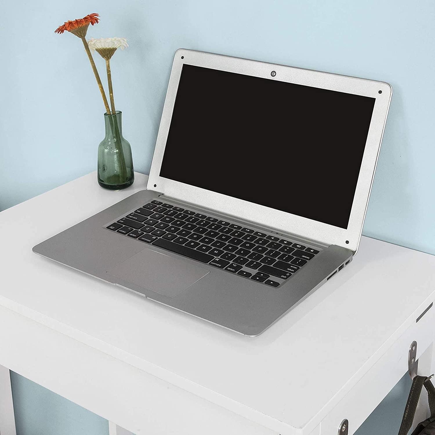 White Computer and Study Desk - John Cootes