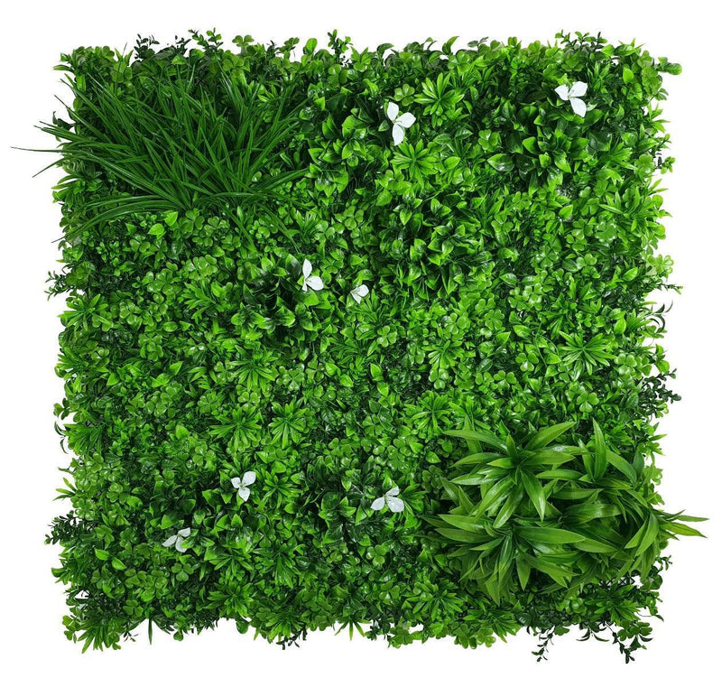 White Oasis Vertical Garden / Green Wall UV Resistant 1m x 1m - John Cootes