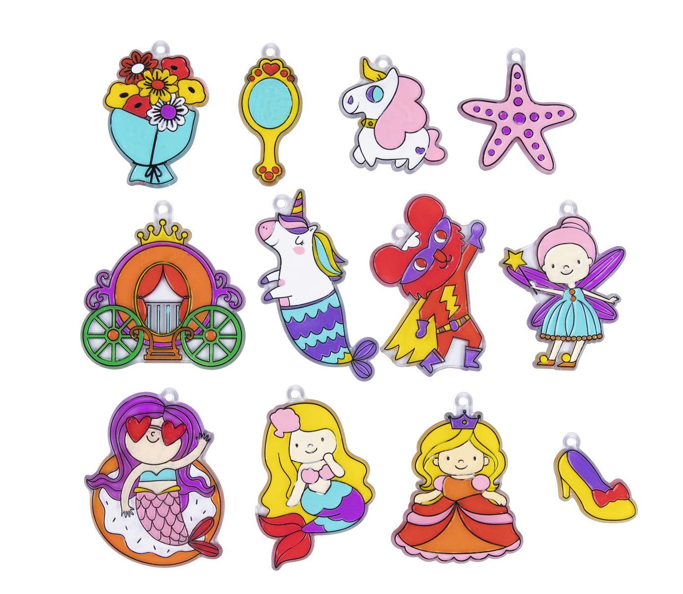 WINDOW ART KIT - PRINCESS WORLD CRAFT KIT - John Cootes