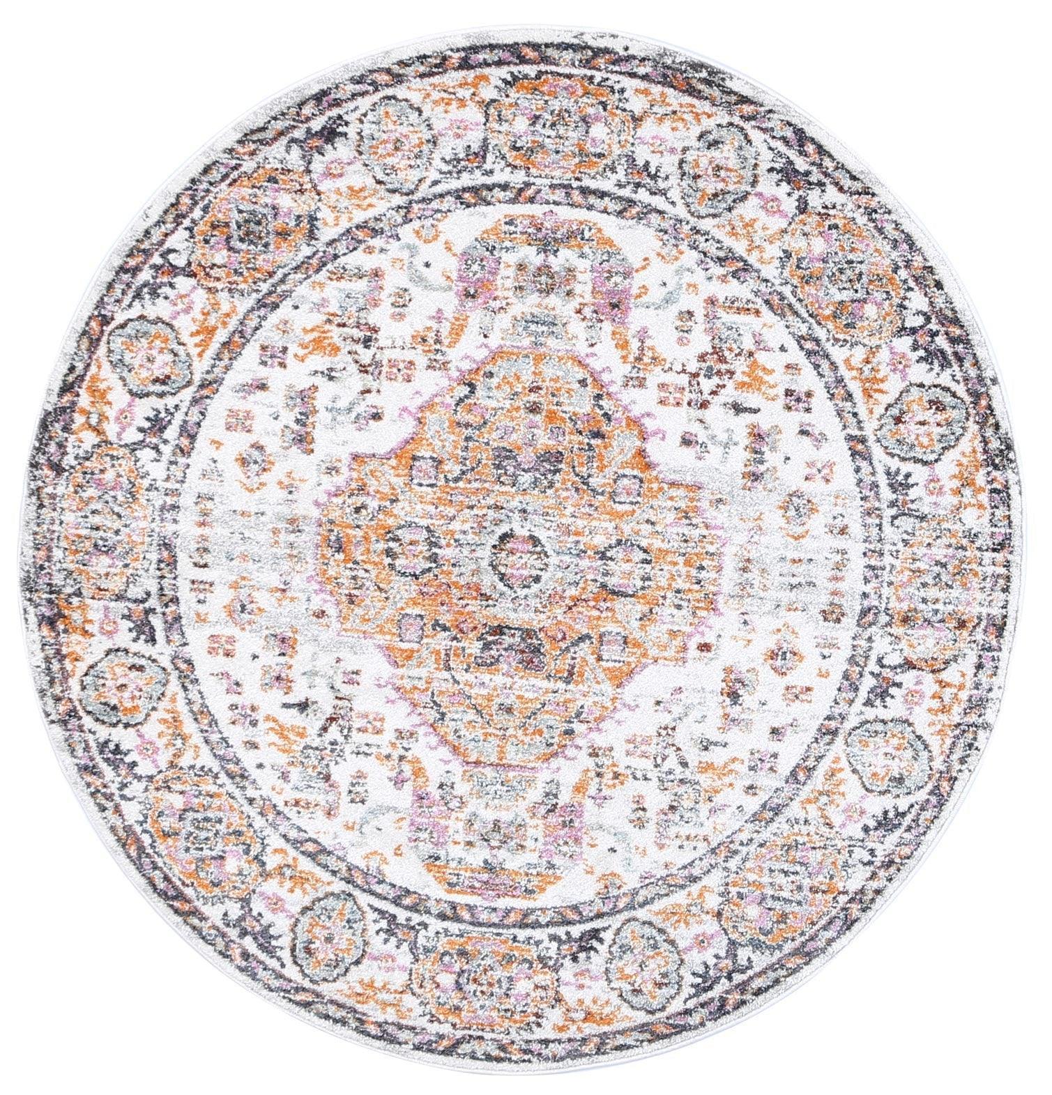 Windsor Medallion Rustic Round Rug 160x160cm - John Cootes