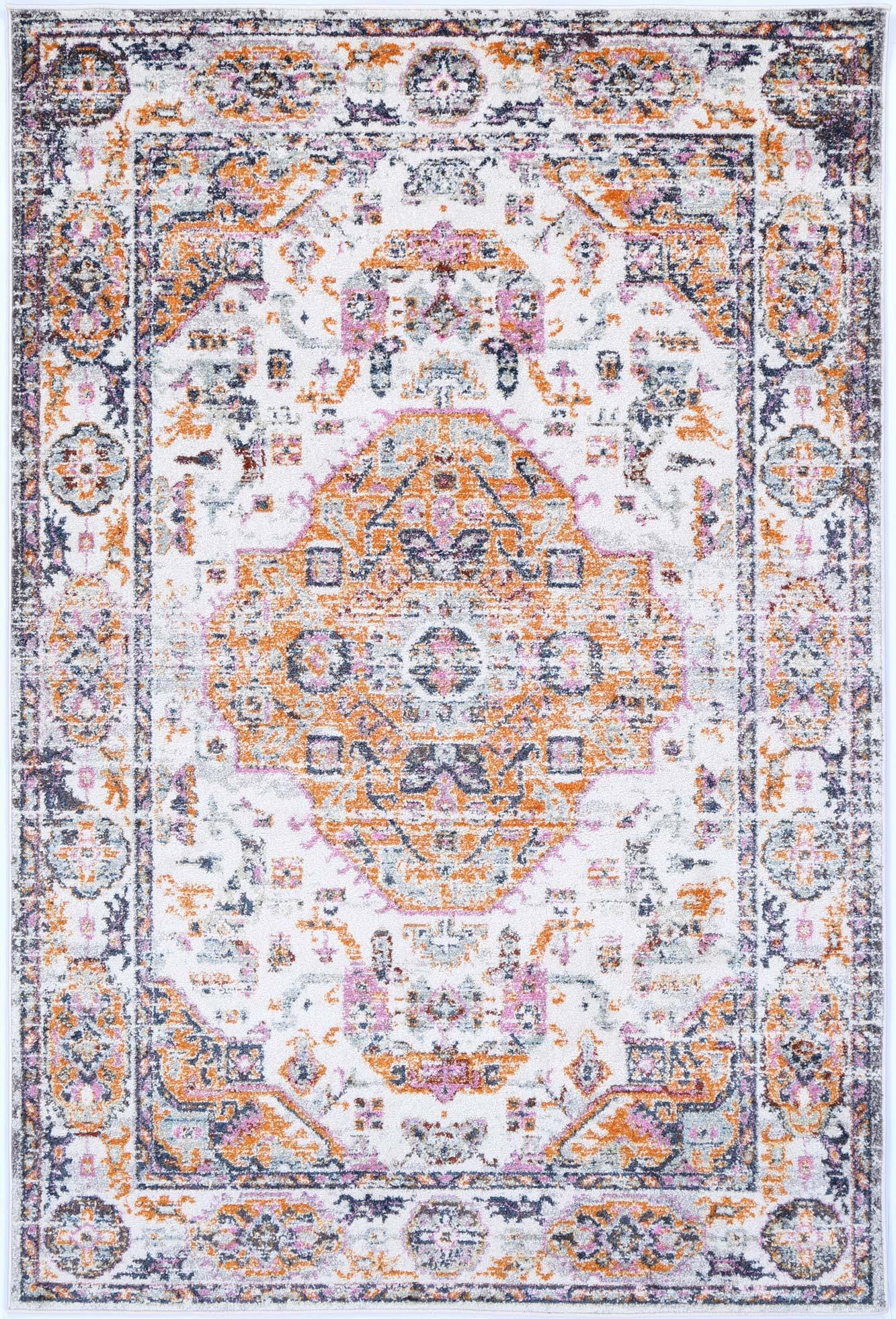 Windsor Medallion Rustic Rug 80x300cm - John Cootes