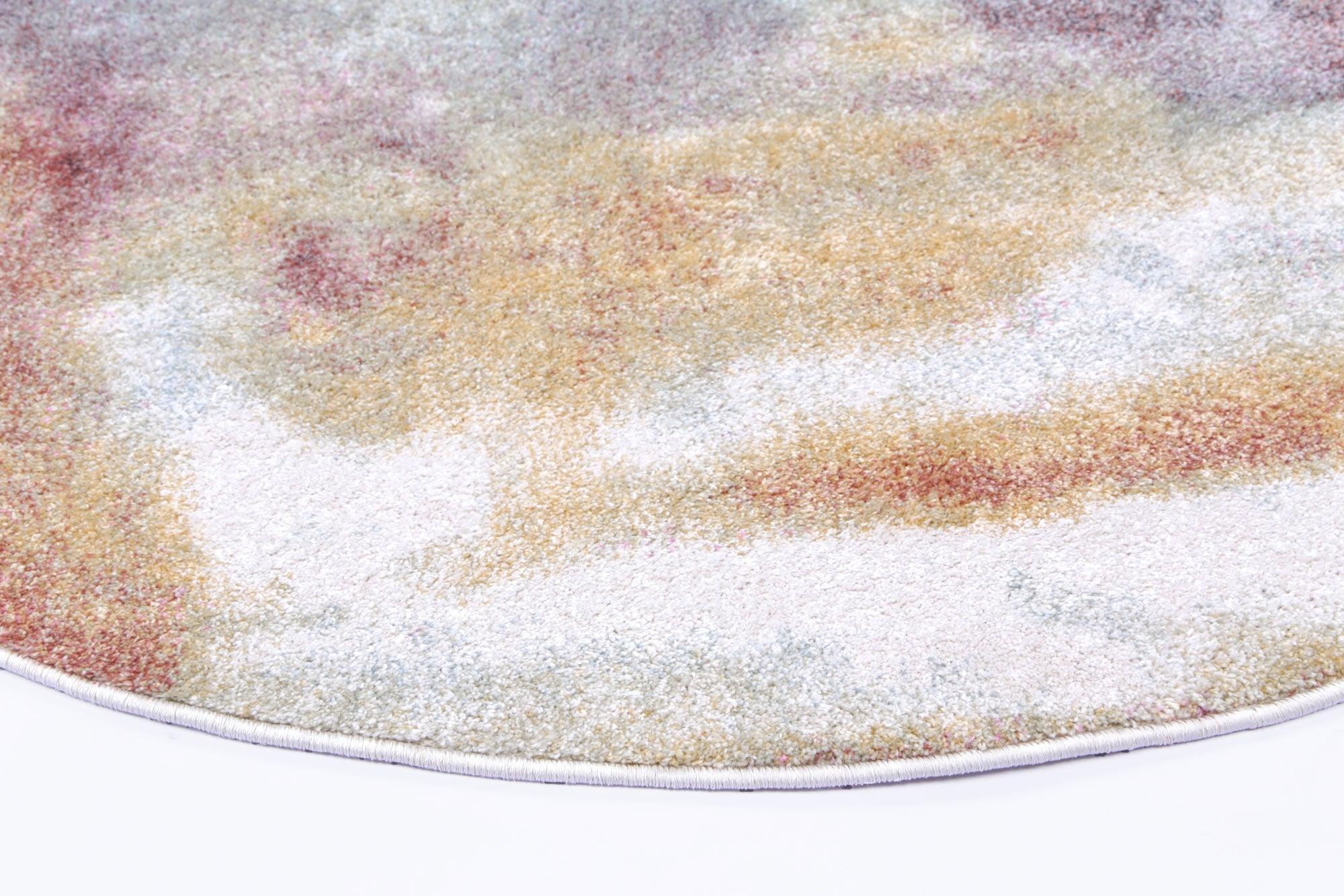 Windsor Water Art Multi Round Rug 160x160cm - John Cootes