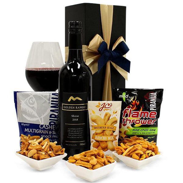 Wine & Nuts Hamper (Sauvignon Blanc) - Wine Party Gift Hamper for Birthdays, Graduations, Christmas, Easter, Holidays, Anniversaries, Weddings, Receptions, Office & College Parties - John Cootes