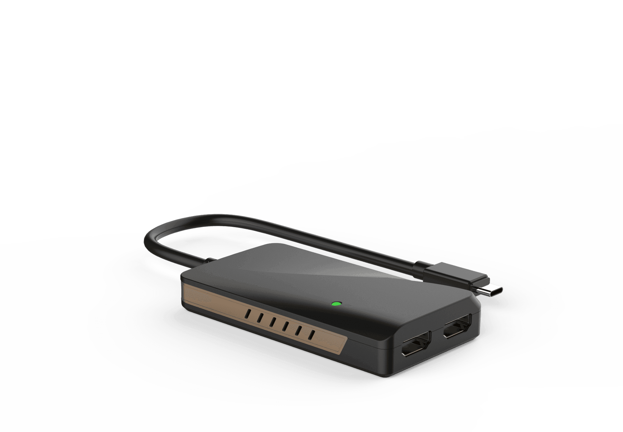 WINSTAR WS-UTA01H Thunderbolt 3 USB-C to dual 4K HDMI Adapter - John Cootes