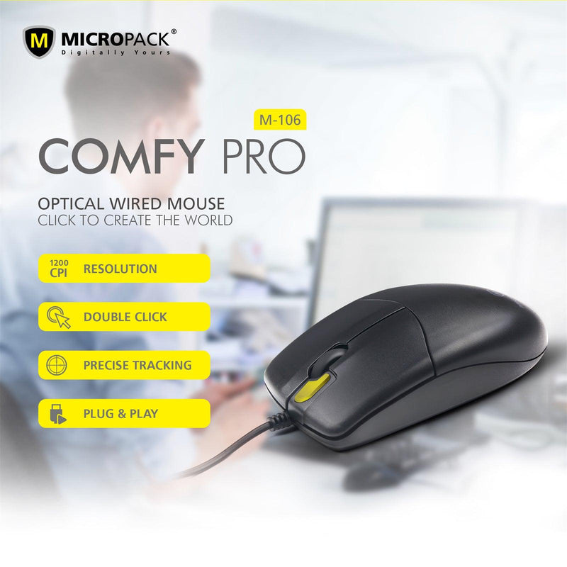 Wired Optical Mouse Computer PC Laptop Mac USB 2.0 Plug and Play - John Cootes