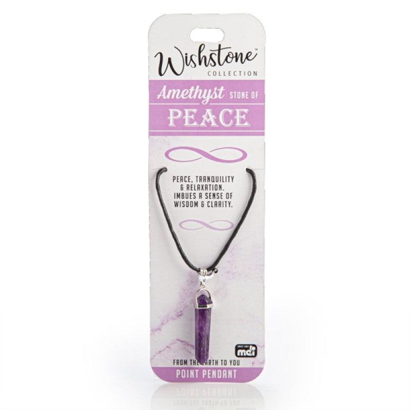 Wishstone Collection Amethyst Point Pendant - John Cootes