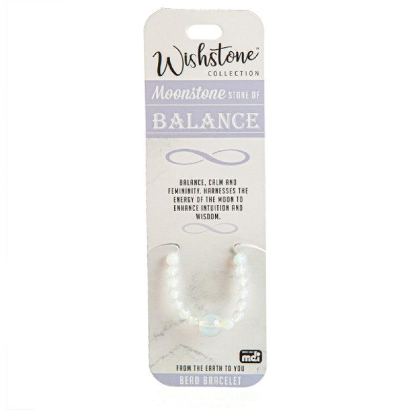 Wishstone Collection Moonstone Bead Bracelet - John Cootes