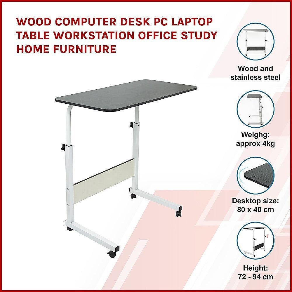 Wood Computer Desk PC Laptop Table Workstation Office Study Home Furniture - John Cootes