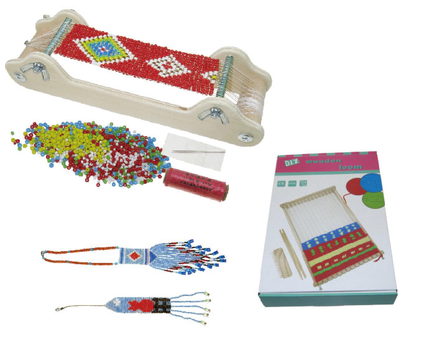 WOODEN BEAD LOOM CRAFT KIT - John Cootes