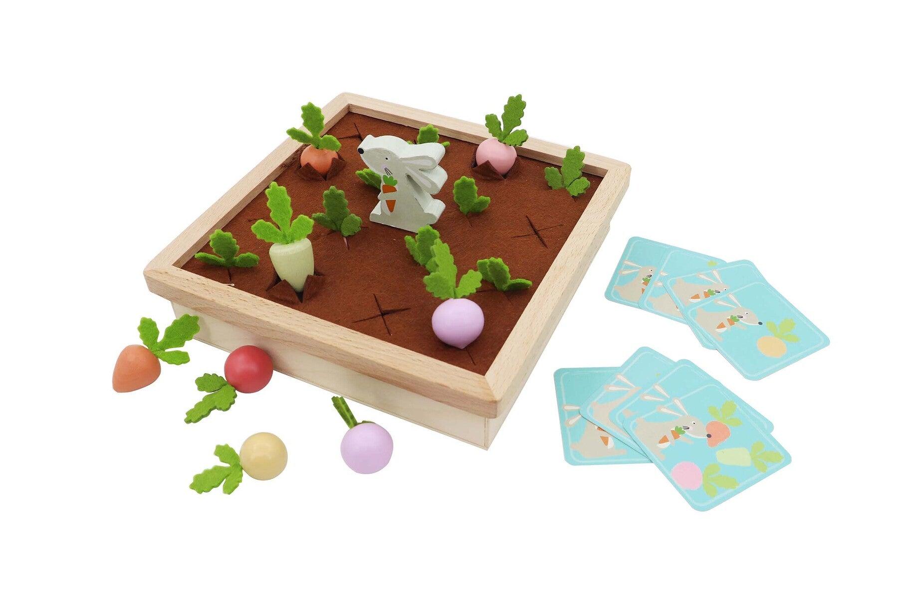 WOODEN RADISH FARM MEMORY GAME - John Cootes