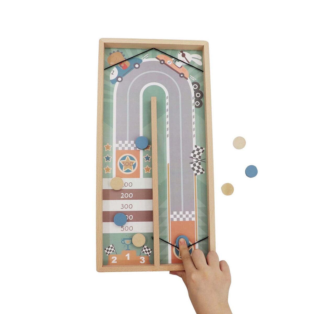 WOODEN SLING PINBALL GAME - John Cootes