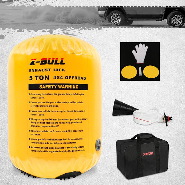 X-BULL Air Jack Recovery Exhaust Jack Kits 5T Air Bag Multi Layer Truck Rescue - John Cootes