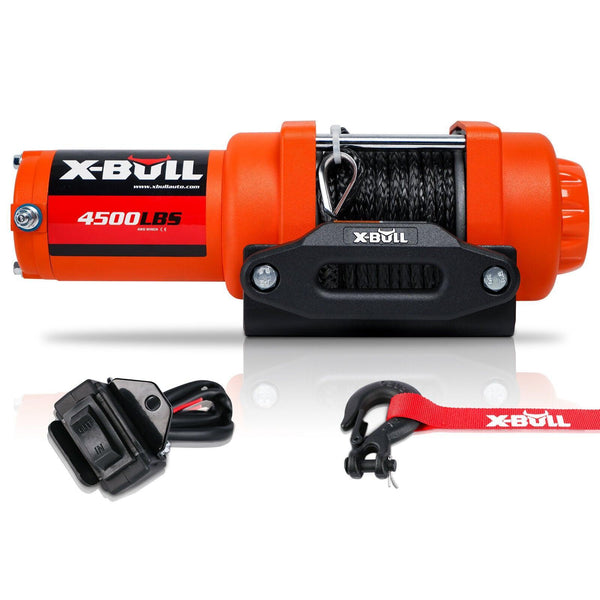 X-BULL Electric Winch 12v Synthetic Rope 4500LBS Wireless Remote ATV UTV 2041KG - John Cootes