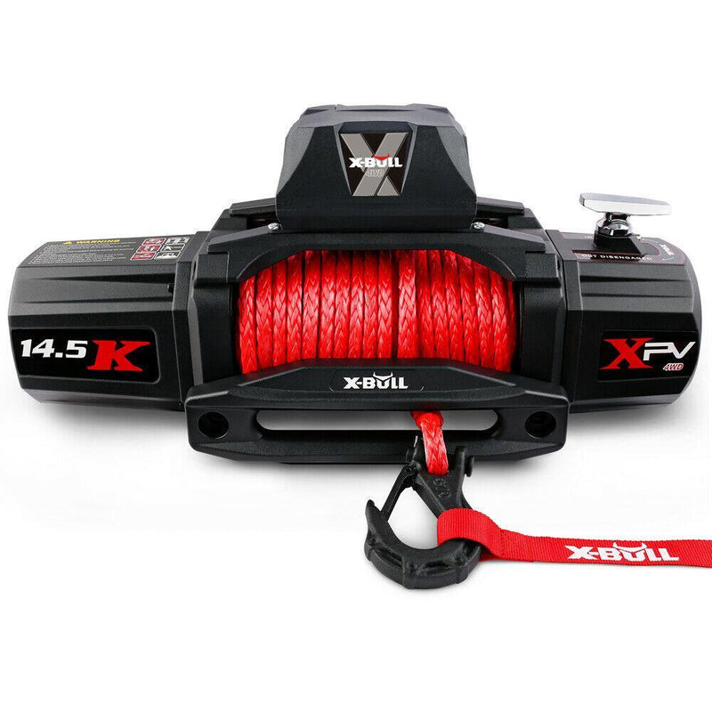 X-BULL Electric Winch 12V Synthetic Rope Wireless 14500LB Remote 4X4 4WD Boat - John Cootes