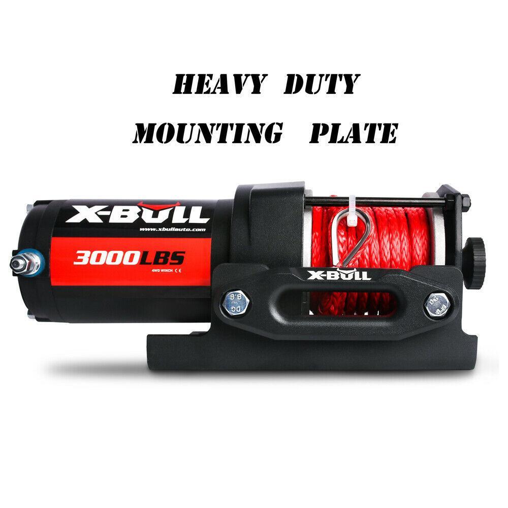 X-BULL Electric Winch 12V Wireless 3000lbs/1360kg Synthetic Rope BOAT ATV 4WD - John Cootes