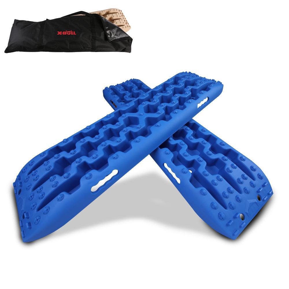 X-BULL Recovery tracks Mud Snow / Sand tracks / Grass 4X4 Caravan 2pcs 4WD Gen 3.0 - Blue - John Cootes