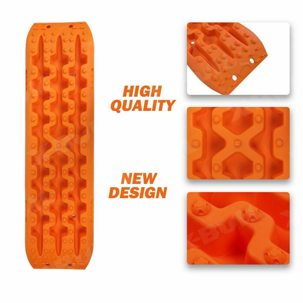 X-BULL Recovery tracks Sand 2 Pairs 4PC10T 4WD Sand / Snow / Mud Off-road Gen 3.0 - Orange - John Cootes