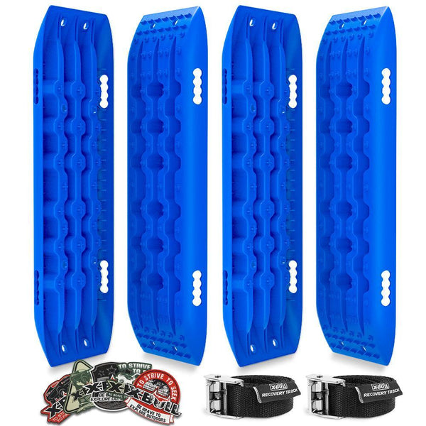 X-BULL Recovery tracks Sand tracks 2 pairs Sand / Snow / Mud 10T 4WD Gen 2.0 - blue - John Cootes