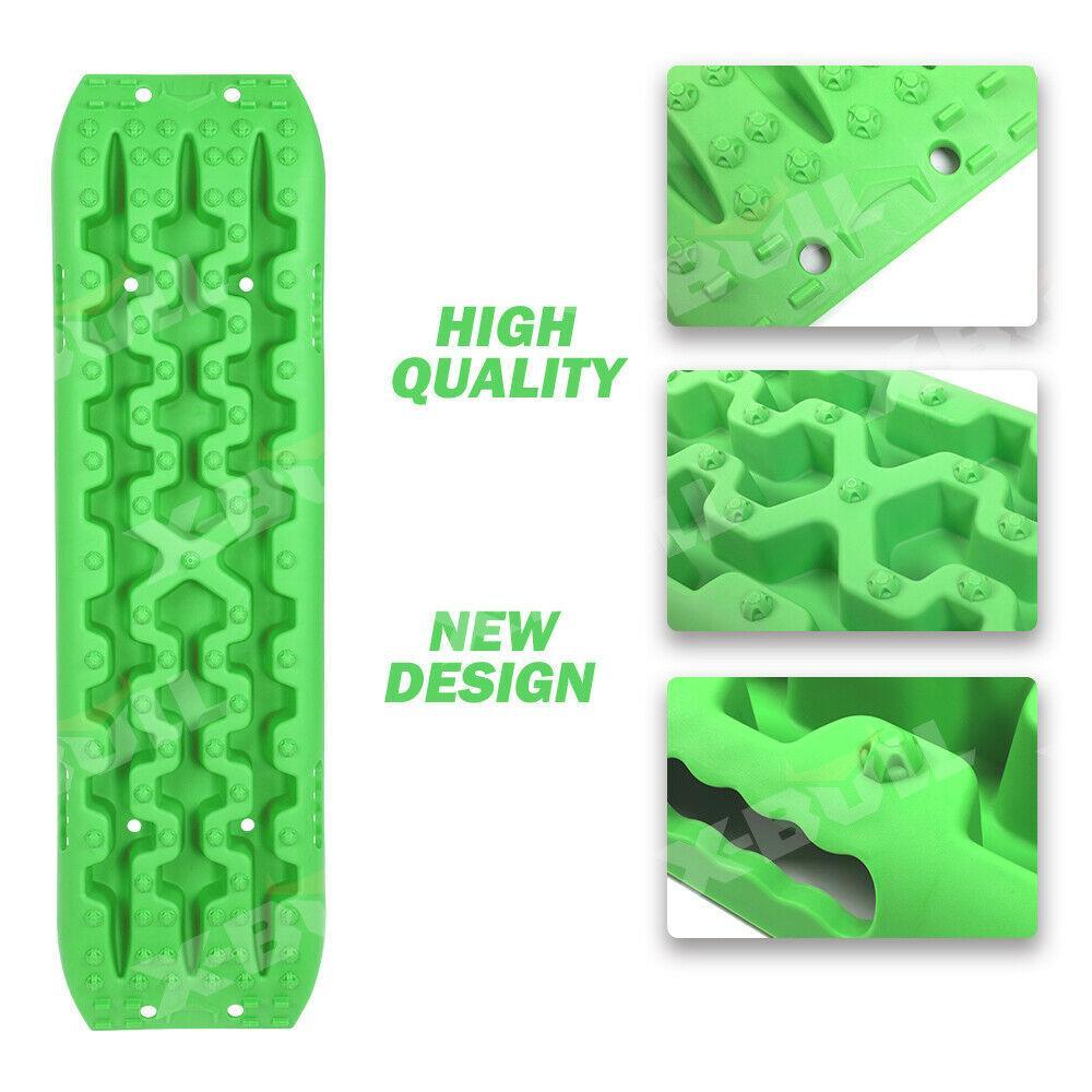 X-BULL Recovery tracks Sand tracks 2 Pairs Sand / Snow / Mud 10T 4WD Gen 3.0 - Green - John Cootes