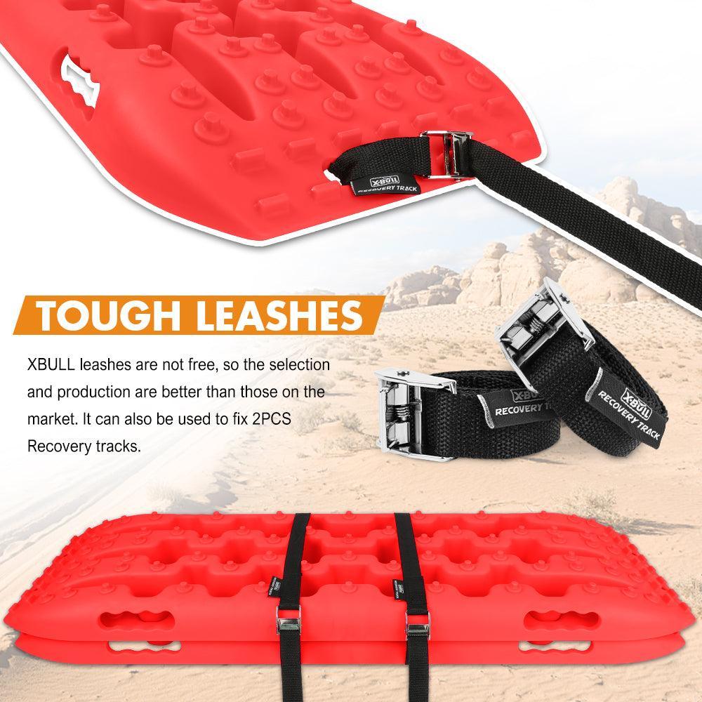 X-BULL Recovery tracks Sand tracks 2pcs 10T Sand / Snow / Mud 4WD Gen 3.0 - Red - John Cootes