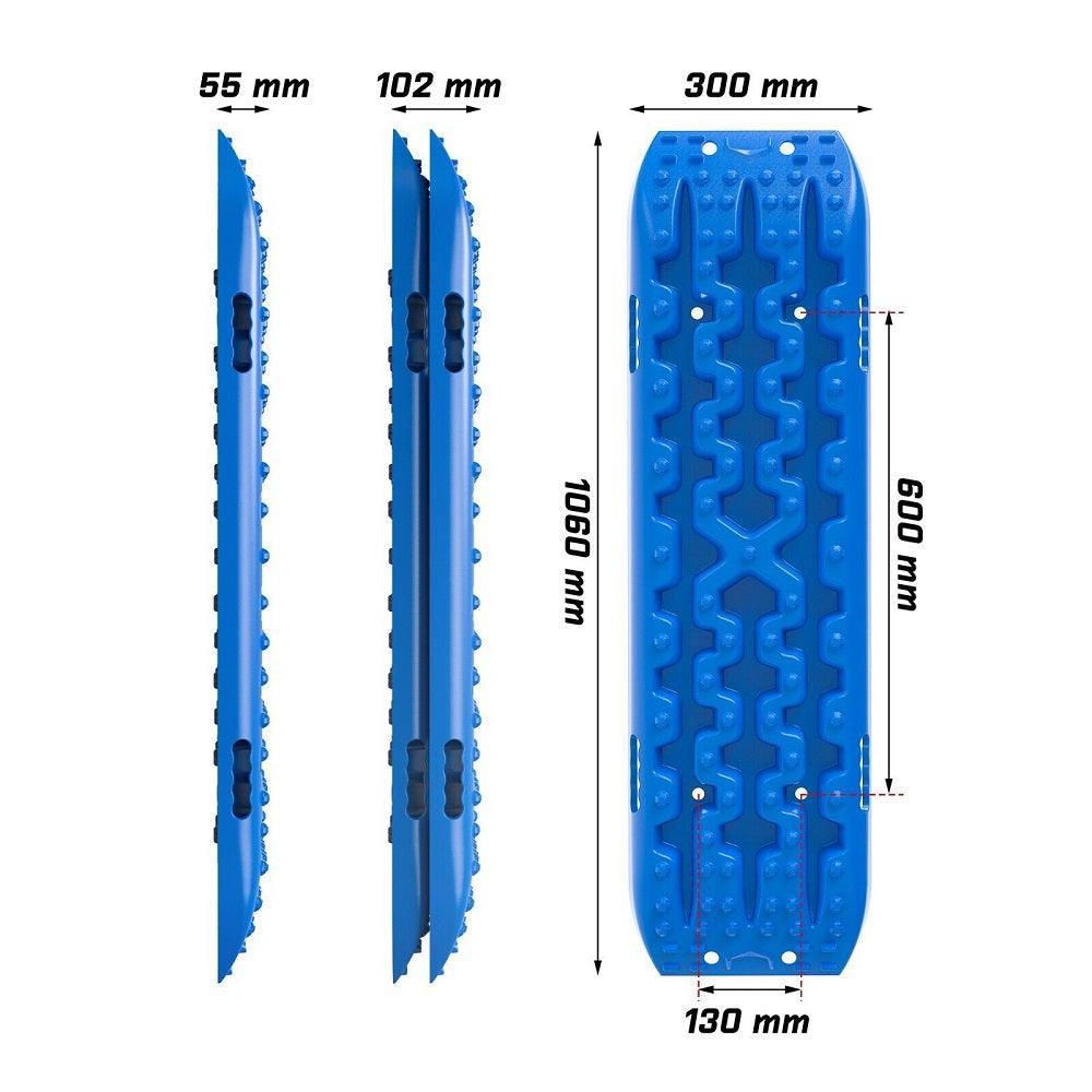 X-BULL Recovery tracks Sand tracks KIT Carry bag mounting pin Sand/Snow/Mud 10T 4WD-BLUE Gen3.0 - John Cootes