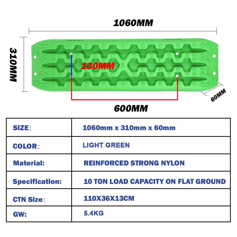 X-BULL Recovery tracks Sand tracks KIT Carry bag mounting pin Sand/Snow/Mud 10T 4WD-GREEN Gen3.0 - John Cootes