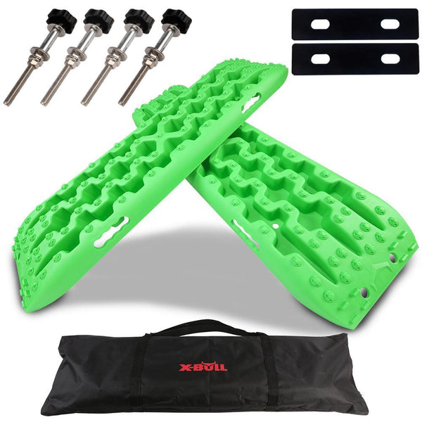 X-BULL Recovery tracks Sand tracks KIT Carry bag mounting pin Sand/Snow/Mud 10T 4WD-GREEN Gen3.0 - John Cootes