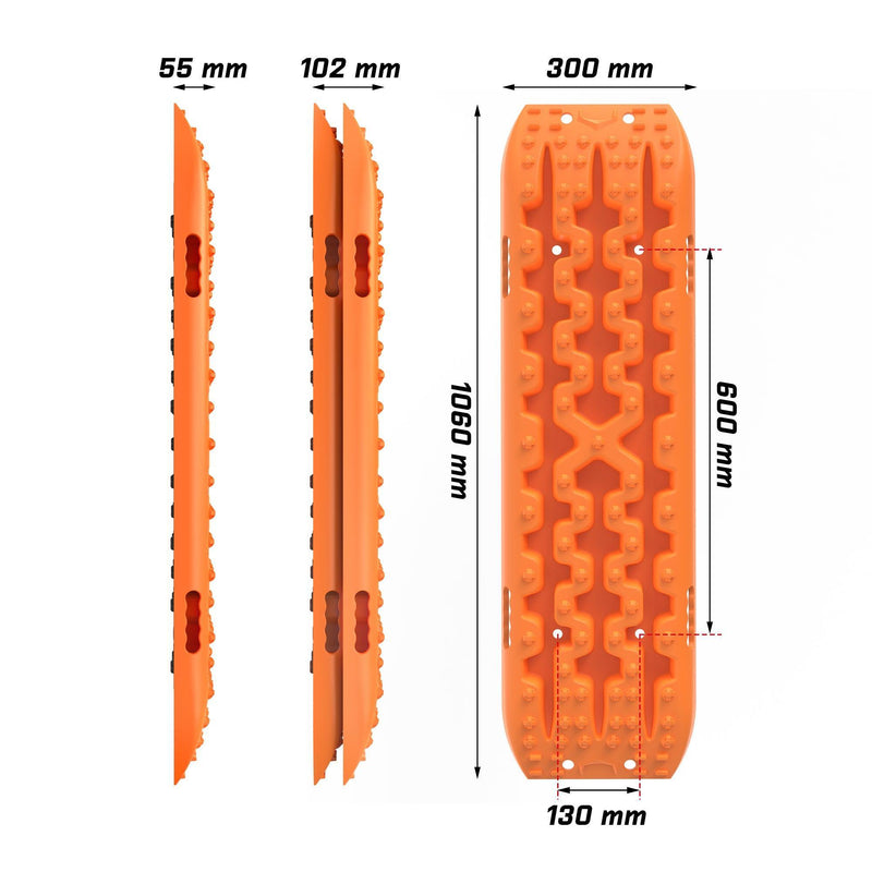 X-BULL Recovery tracks Sand tracks KIT Carry bag mounting pin Sand/Snow/Mud 10T 4WD-Orange Gen3.0 - John Cootes