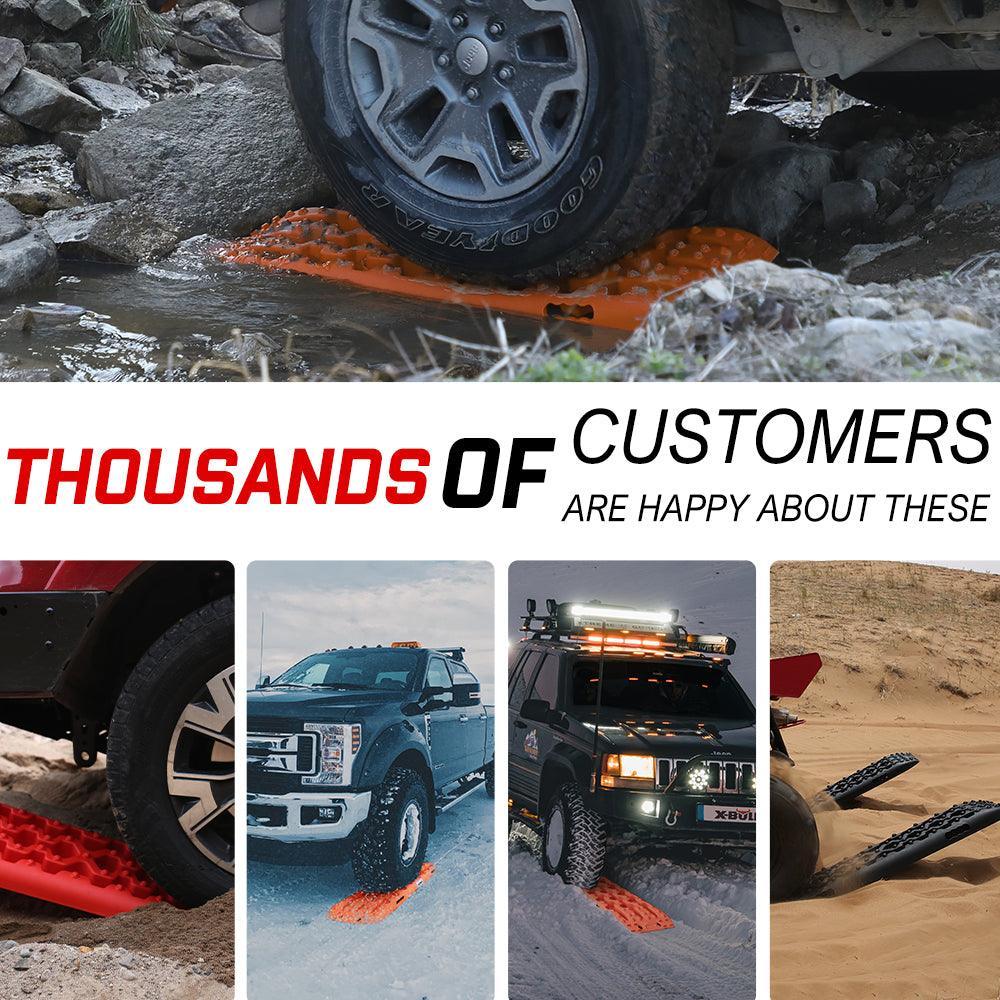 X-BULL Recovery tracks Sand tracks KIT Carry bag mounting pin Sand/Snow/Mud 10T 4WD-Orange Gen3.0 - John Cootes