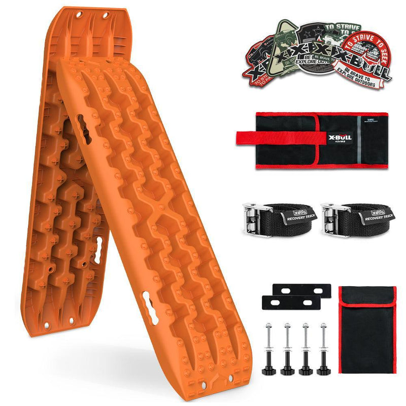 X-BULL Recovery tracks Sand tracks KIT Carry bag mounting pin Sand/Snow/Mud 10T 4WD-Orange Gen3.0 - John Cootes