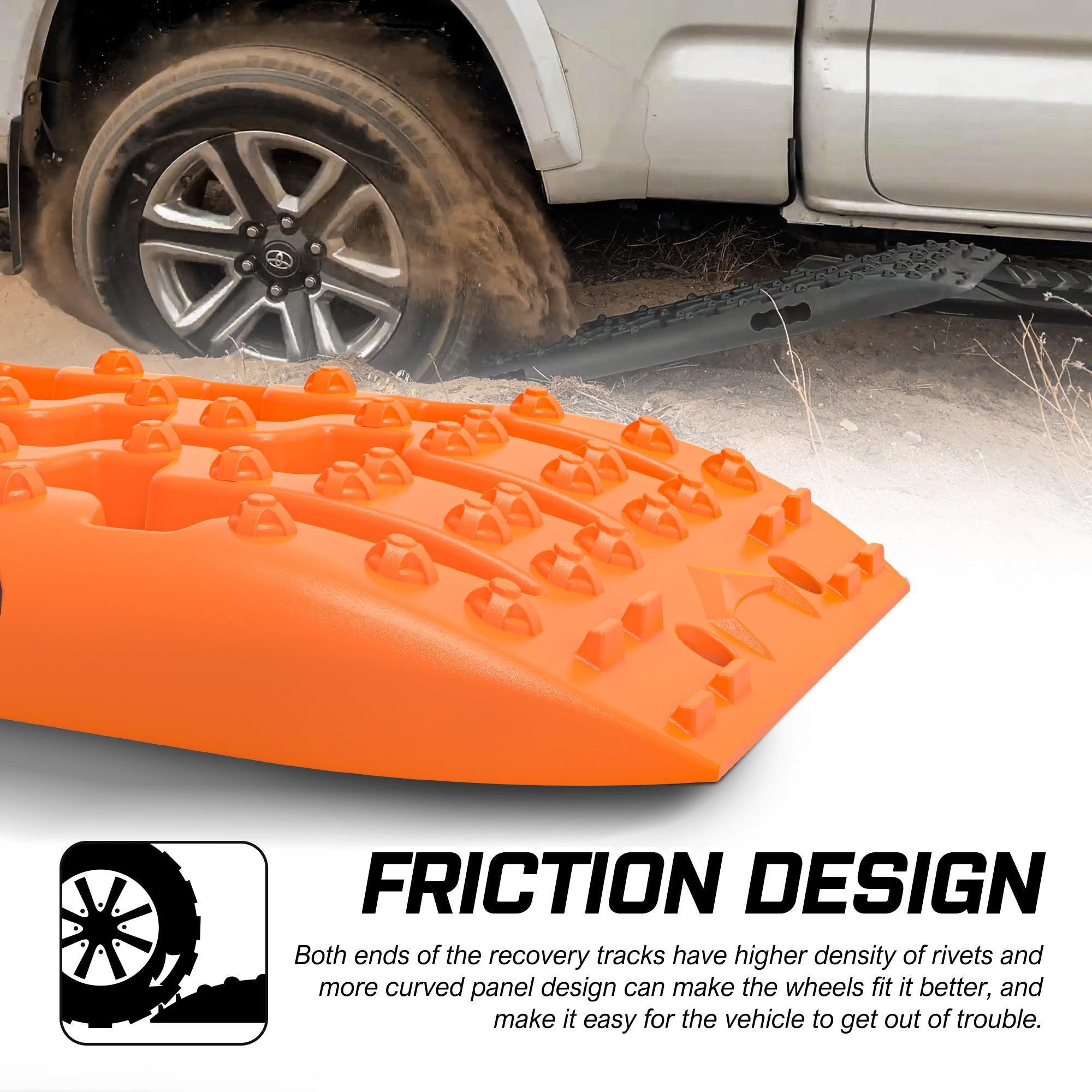 X-BULL Recovery tracks Sand tracks KIT Carry bag mounting pin Sand/Snow/Mud 10T 4WD-Orange Gen3.0 - John Cootes