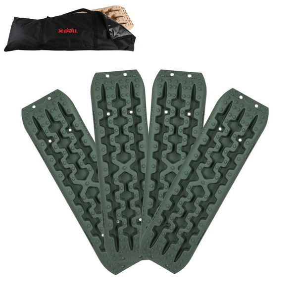 X-BULL Recovery tracks / Sand tracks / Mud tracks / Off Road 4WD 4x4 Car 2 Pairs Gen 3.0 - Olive - John Cootes