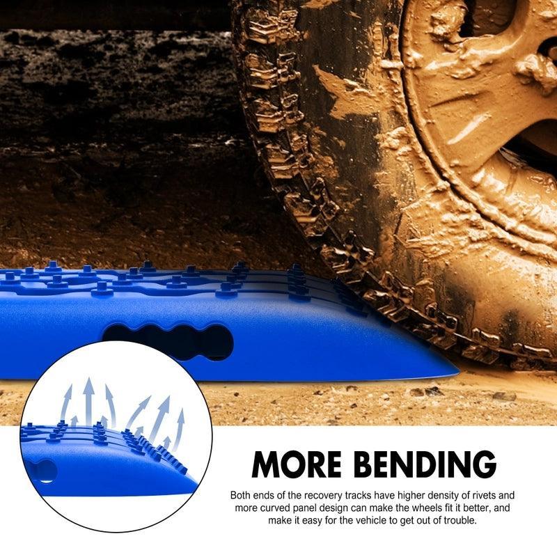 X-BULL Recovery tracks Sand Trucks Offroad With 4PCS Mounting Pins 4WDGen 2.0 - blue - John Cootes