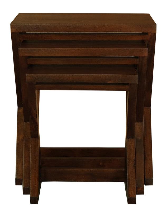 Z Style Nest of Table (Mahogany) - John Cootes